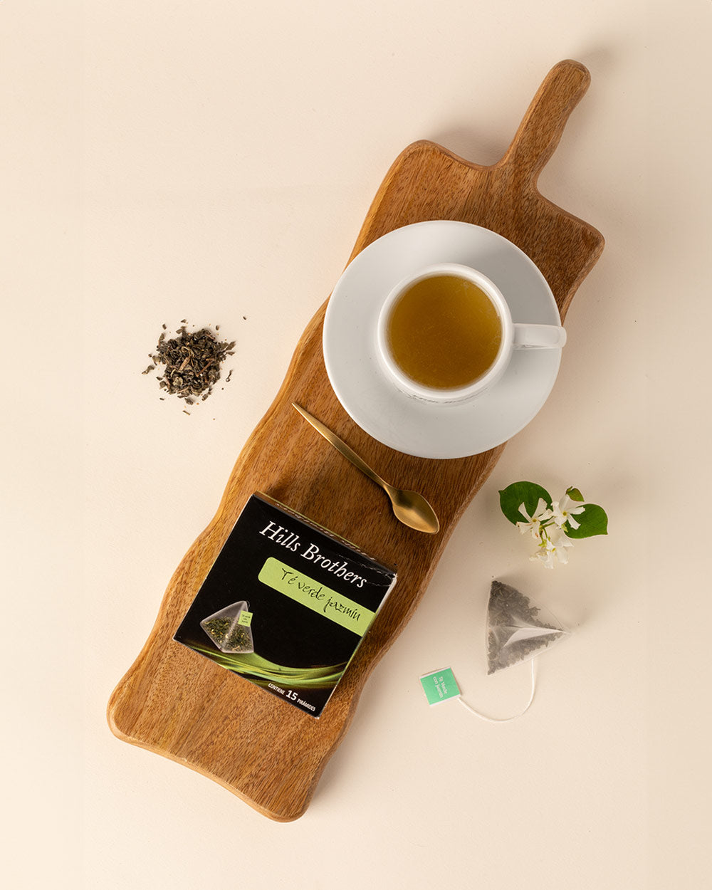 Pirámide hills brothers té verde jazmin 15 uds