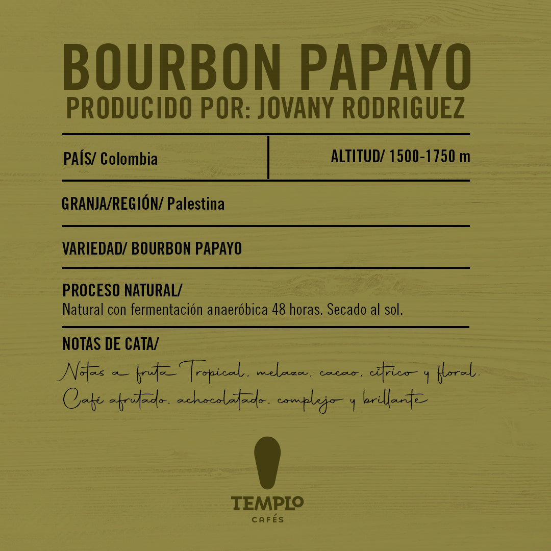 Variedad de café: Bourbon Papayo