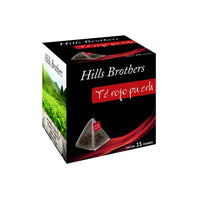 Pirámide Hills Brothers té rojo Pu Erh 15 uds