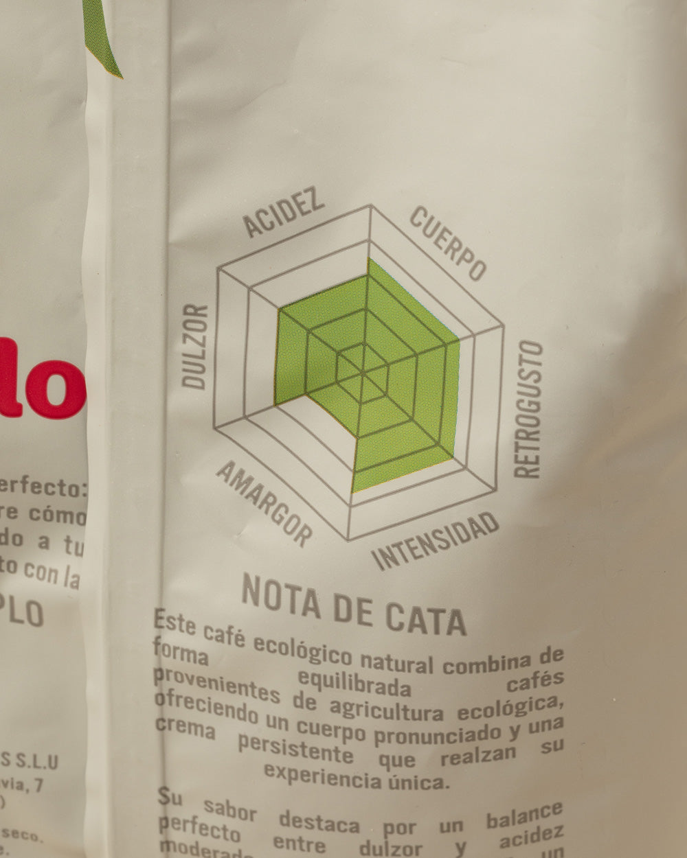Café grano gran selección ecológico natural 1kg