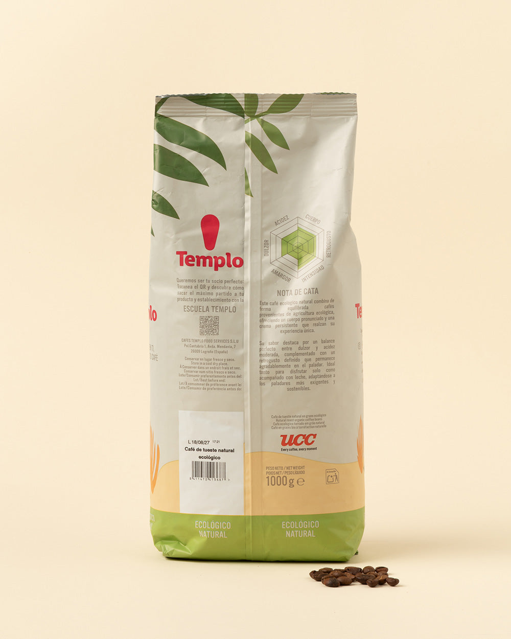 Café grano gran selección ecológico natural 1kg