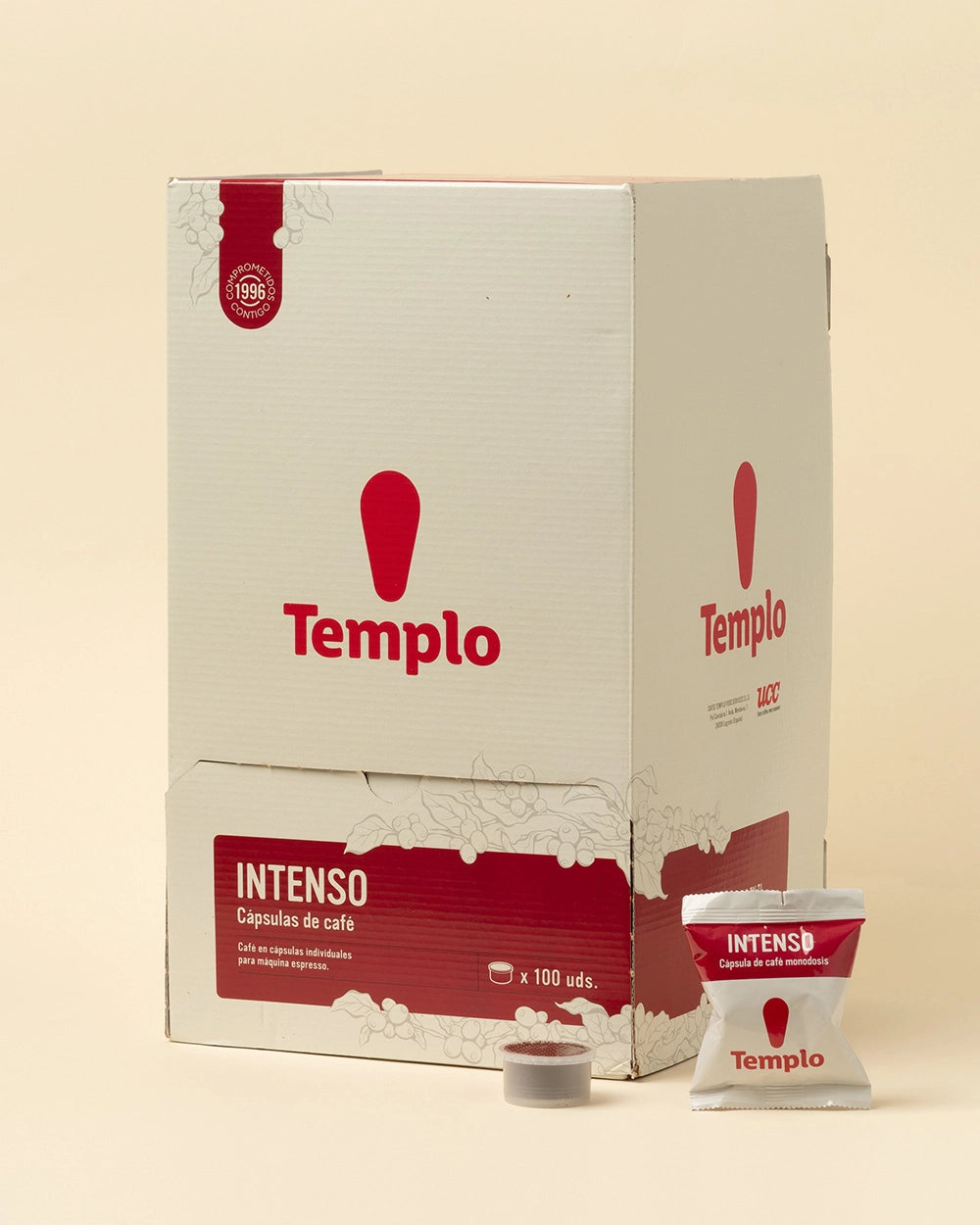 Café cápsulas espresso point intenso 100uds