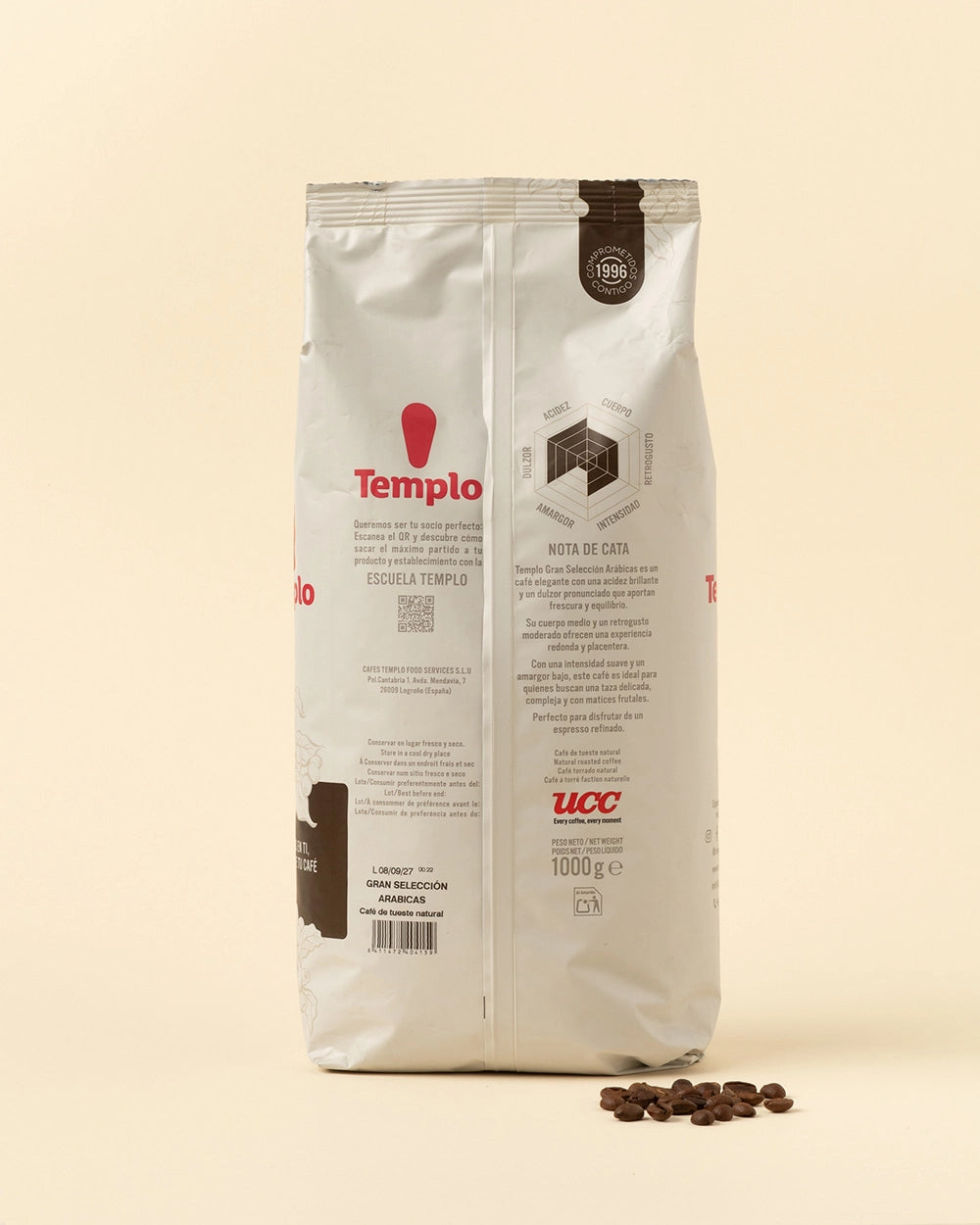 Café grano gran selección 100% arábicas 1kg