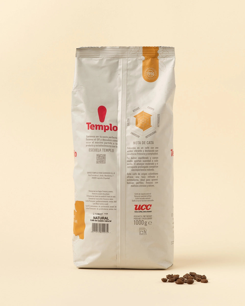 Café grano gran selección colombia 1kg