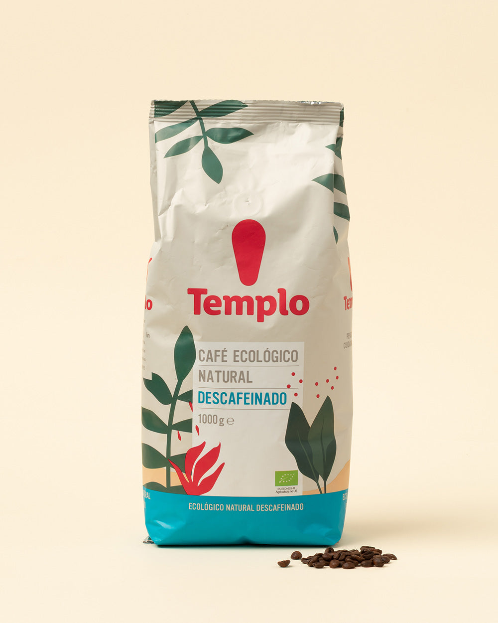 Café grano gran selección ecológico natural descafeinado 1kg