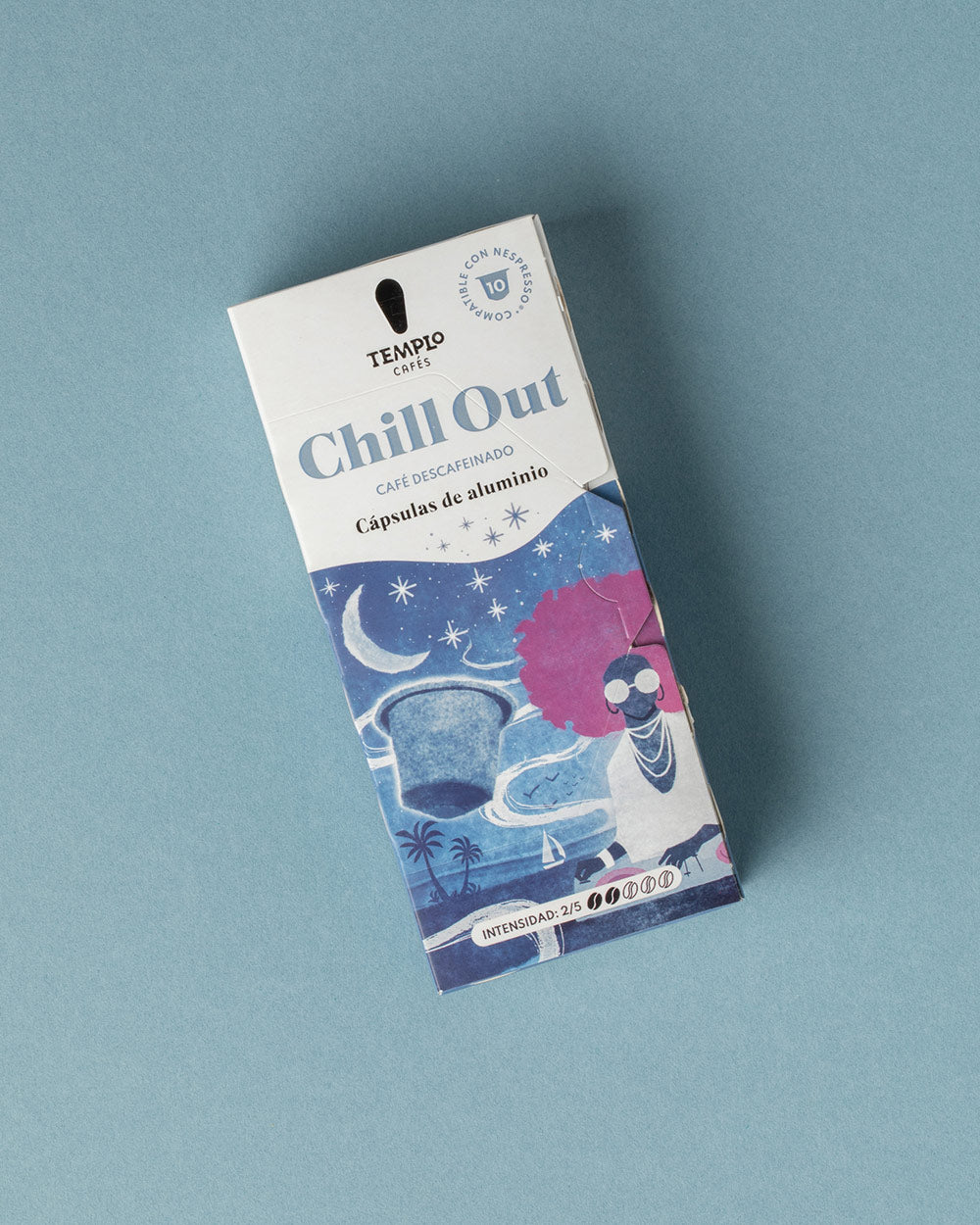 Cápsulas "CHILL OUT" | Café descafeinado compatibles Nespresso* (10cap)