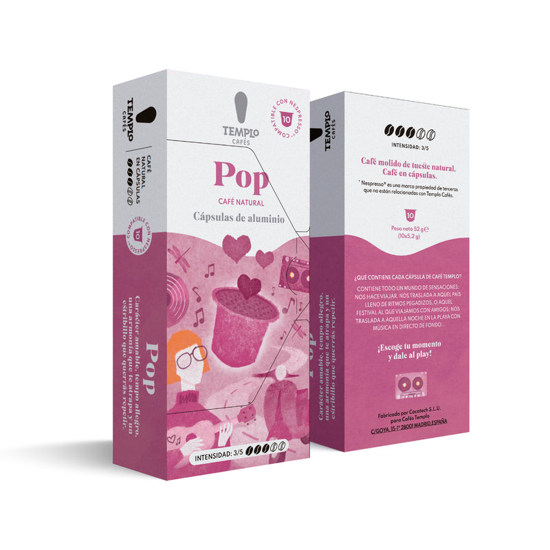 Cápsulas "POP" | Café natural compatibles Nespresso®* (10cap)
