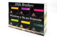 Expositor hills brothers pirámides 6 variedades
